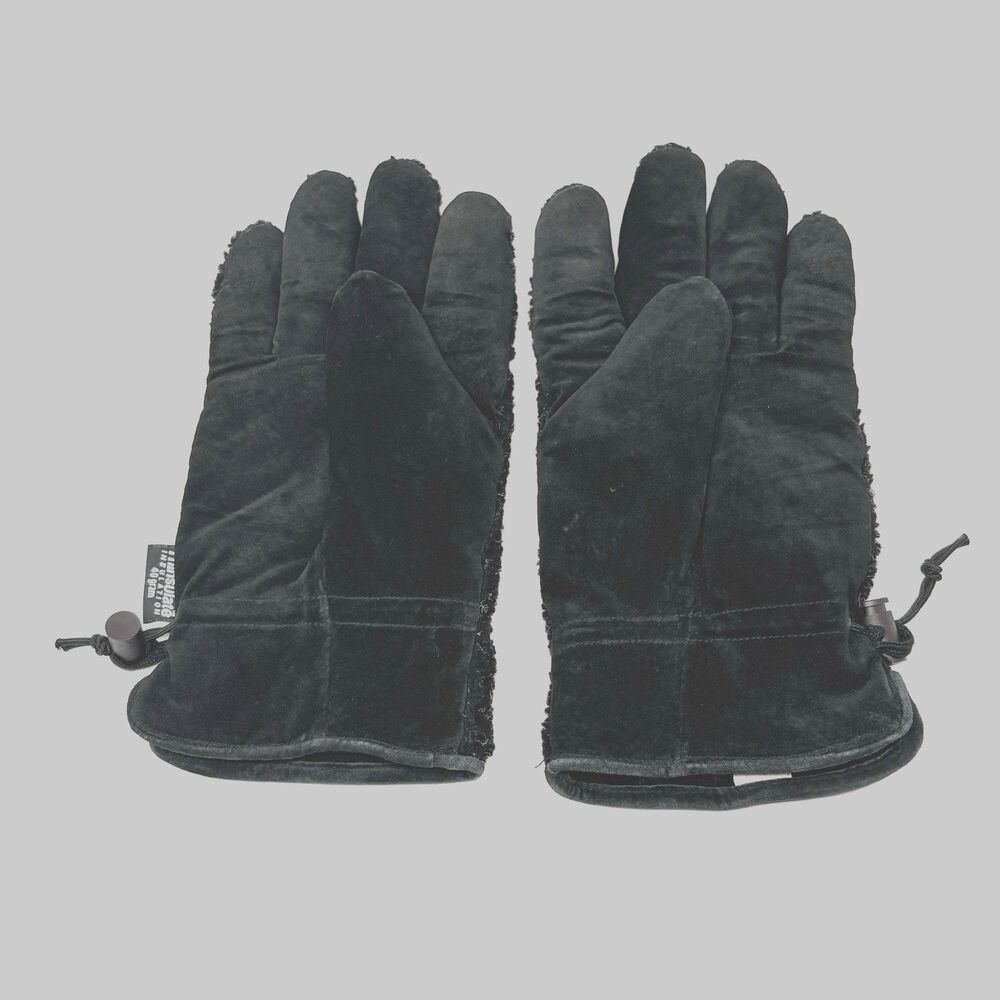 Lauer Thinsulate Insulation 40 gram Womens Gloves‎ Large Suede Chenille Lined